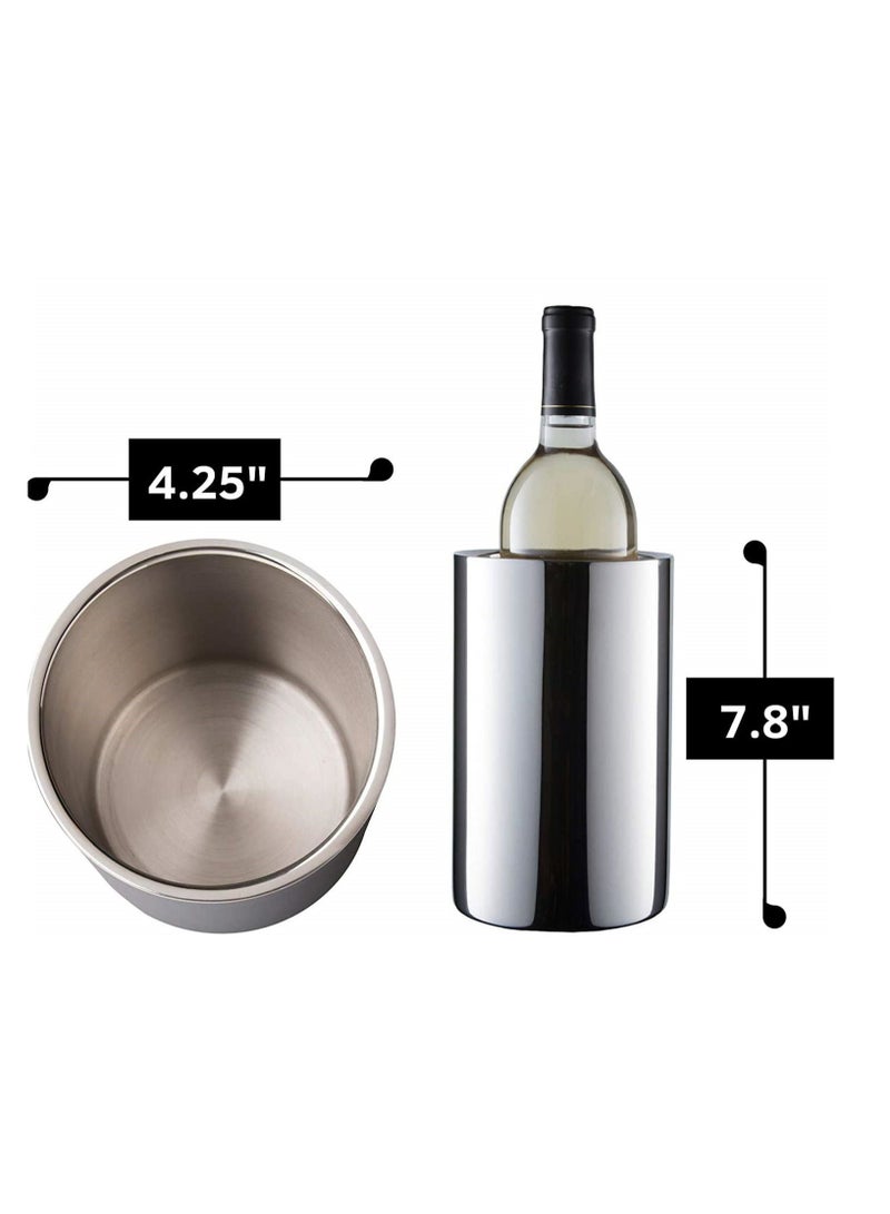 Stainless Steel Rapid Ice Active Cooler Bottle Chilling Sleeve  - Image 5