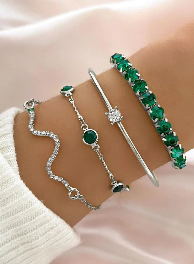 Take Two Take Two Set of 4 - Embellished Bracelets