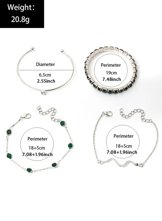 Take Two Take Two Set of 4 - Embellished Bracelets