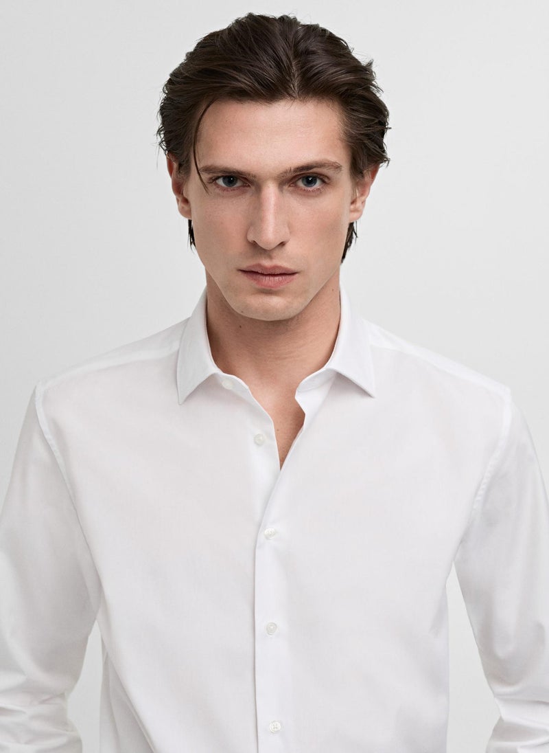 Mango Man Emeritol Long Sleeve Regular Fit Shirt  - Image 4
