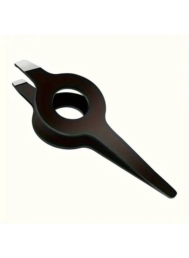 قطعتان من ملقط الحواجب الاحترافي ومقص الشارب ثنائي النهاية لإزالة شعر الوجه - Image 5