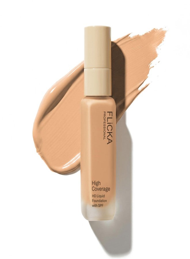FLiCKA Professional HD Liquid Foundation With SPF Long Lasting High Coverage Waterproof - Fair 103 - Image 1