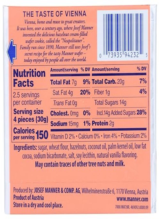 Manner - Wafer Hazelnut - Case of 12-2.65 Oz - Image 2