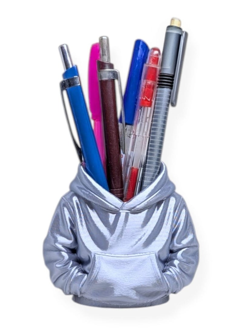 More Than a Pen Holder — A Desk Upgrade – Hoodie Style Pen Holder for Desk, Cute & Fun Pen Organizer, Pencil & Pen Holder Case for Home And Office Desk - Image 5