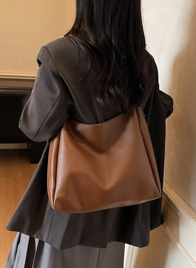 Take Two Coffee Brown Tote Bag