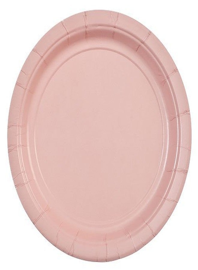 Party Dimensions 24 Count Paper Plate, 7-Inch, Pink - Image 1