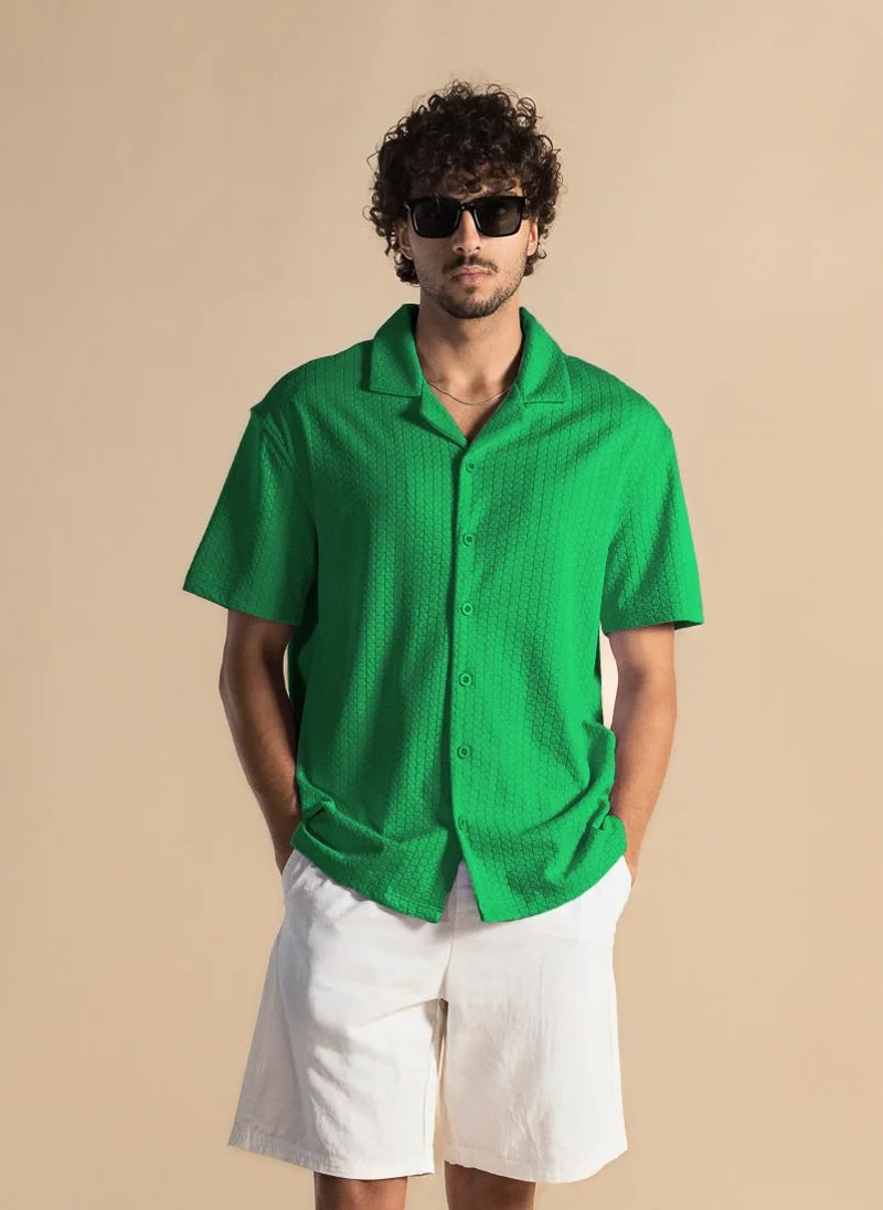 SHAPES TEXTURED COMFORT SHIRT