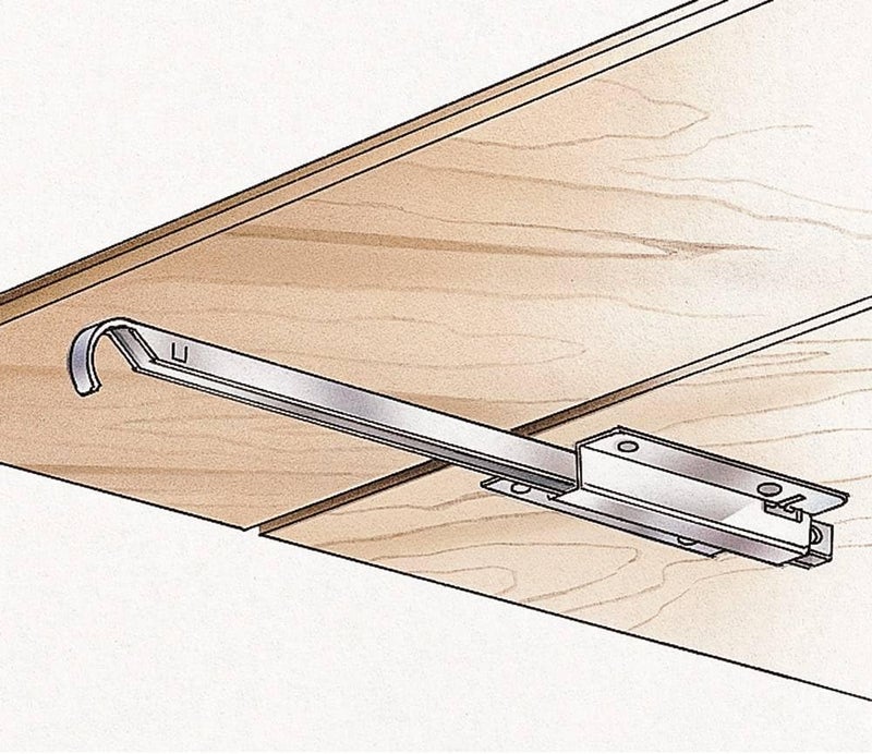 Rockler Metal Drop Leaf Support - Durable Alloy Steel Table Support for Occasional and Dining Tables