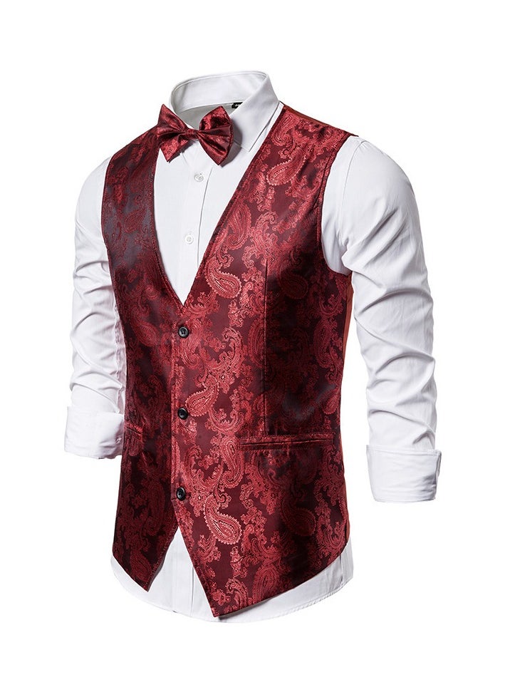 KUYING New Men's Jacquard Vest For Men  - Image 2