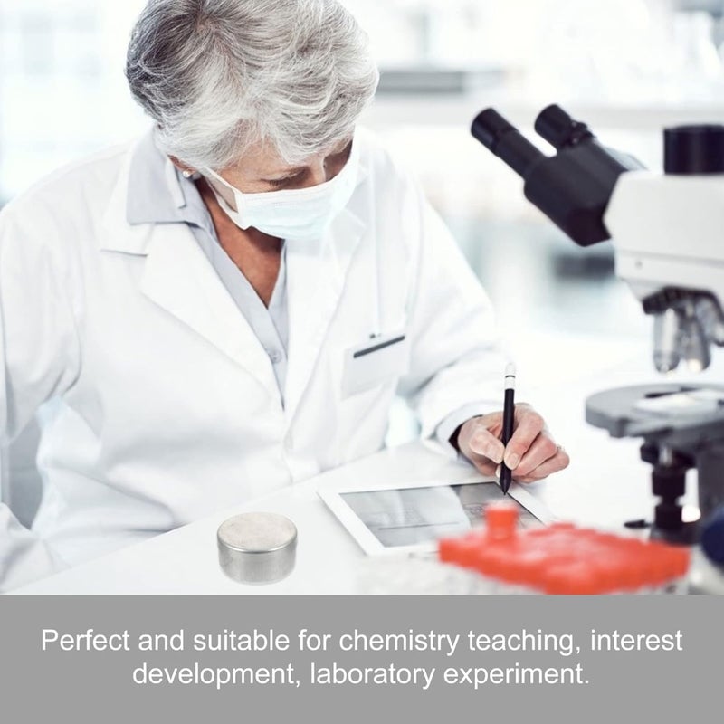 klarako 3pcs Laboratory Aluminum Box Gift Storage Container Gift Containers Metal Tea Container Empty Aluminum Metal Empty Tin Cans Spice Container Aluminum Round Tin Scales Accessories - Image 4