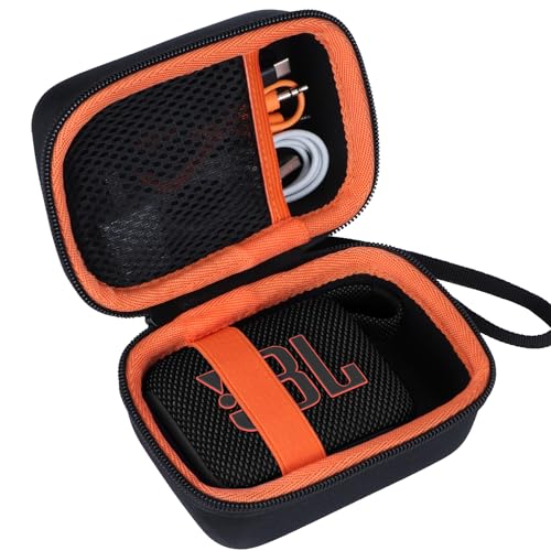 Lebakort Hard Case Compatible with JBL GO 4 GO 3 Portable Speaker (Black Case) - Image 2