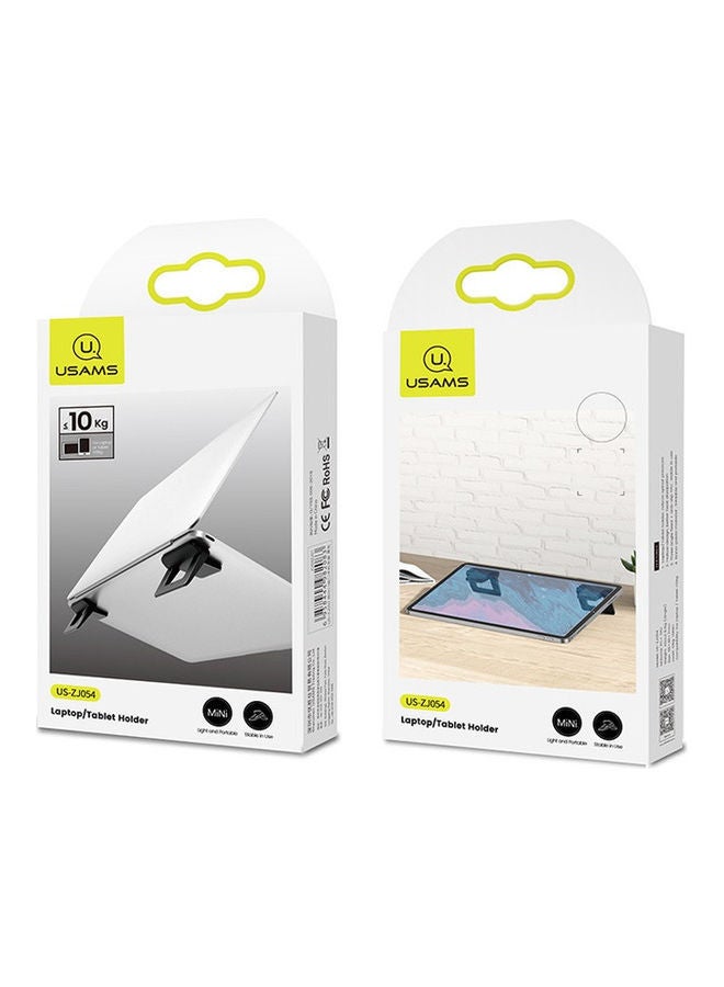 NIBEMINENT US-ZJ054 Flexible Plastic Laptop/Tablet Holder Stand Black - Image 1