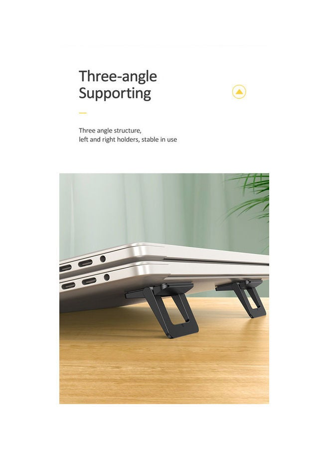 NIBEMINENT US-ZJ054 Flexible Plastic Laptop/Tablet Holder Stand Black - Image 5