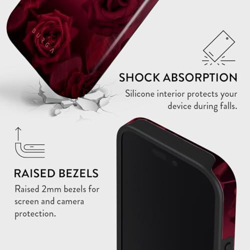 BURGA Unisex Phone Case for iPhone 16 ProMax – Dual-Layer Hybrid Design with Shock-Absorbing TPU & Durable Exterior, Scratch-Resistant Finish and Raised Bezel Edge for Screen Protection & Daily Use - Image 4