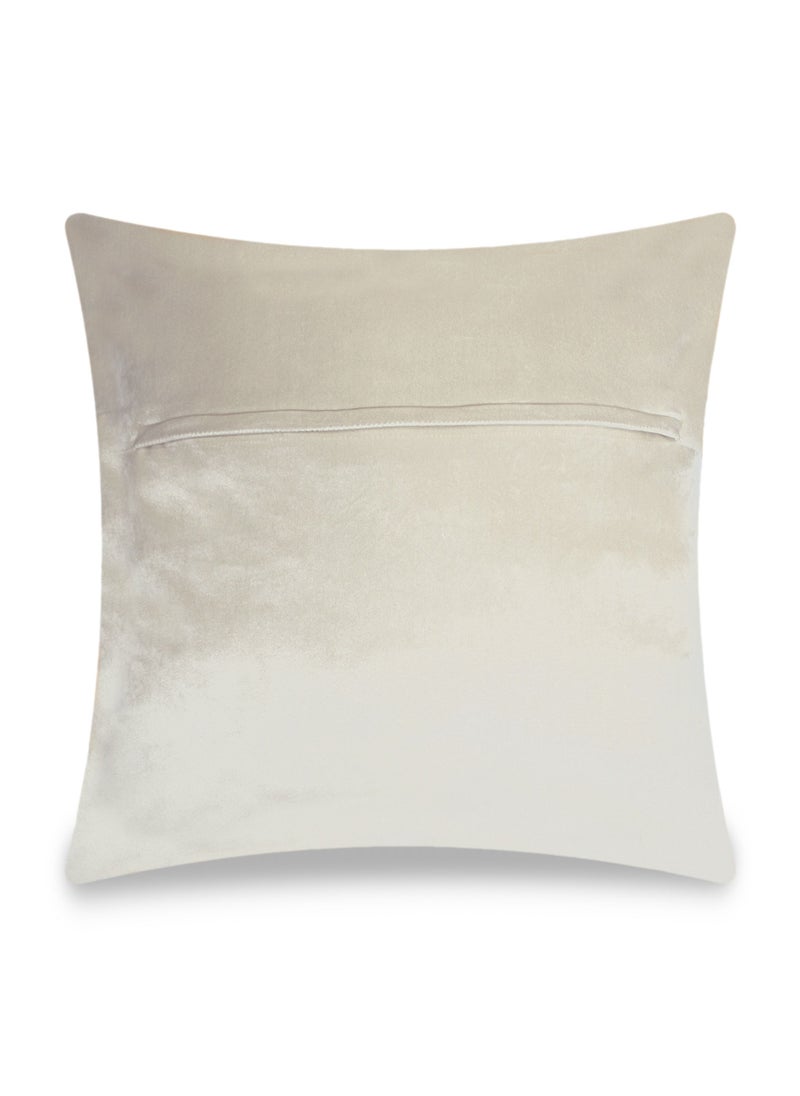Vellato - Beige Velvet Cushion Cover Frida Kahlo and Jungle Decorative Pillowcase Home Decor Throw Pillow for Sofa Chair 45x45 cm - Image 1