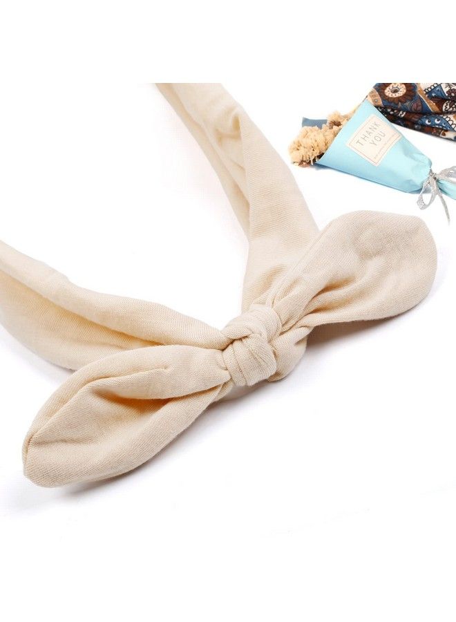 Huachi 12 حزمة من أربطة الرأس على شكل قوس للنساء، أربطة شعر مرنة، رباط رأس معقود، آذان أرنب، عمامة، موضة، رياضة، إكسسوارات شعر لطيفة - Image 5