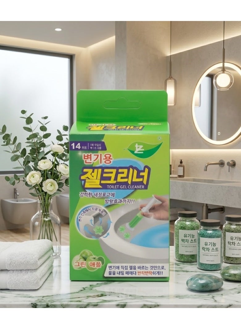 حقنة معطر جيل لقاعدة الحمام برائحة التفاح - Image 4