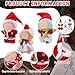 Simgoing 3 Pack Christmas 17cm Doll Clothes Set Cute Santa Stylish Outfit for Christmas Dressed up Doll Accessories Not Included Dolls - Image 4