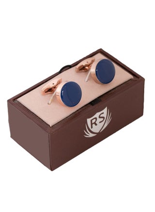 Round Rosegold Blue Cufflink - pzsku/ZFD9CAC8C1170033CE7C8Z/45/_/1645637021/b24a0944-f759-47a9-aeff-d328ecbeae6e