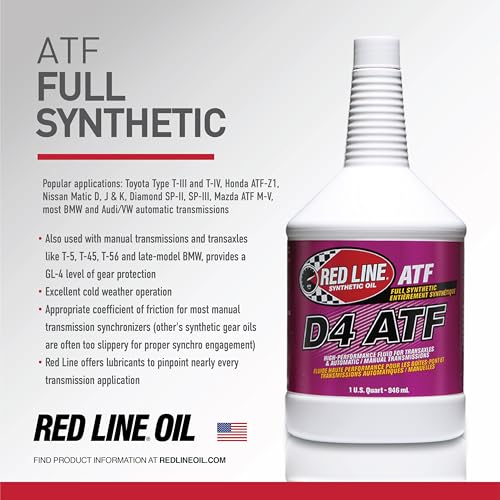 Red Line 30504 D4 Synthetic Automatic Transmission Fluid (ATF) - 1 Quart - Image 3