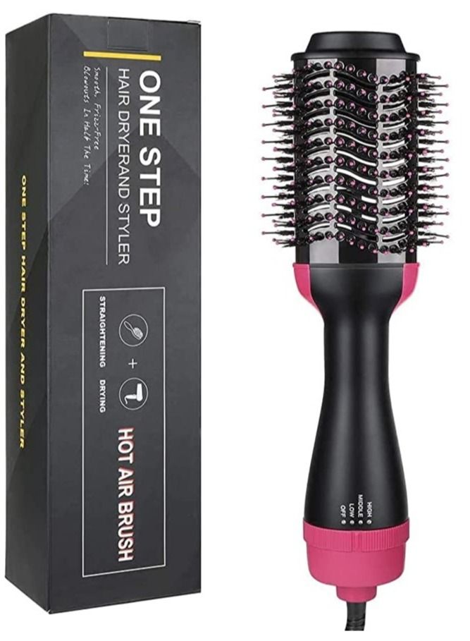 ELTRAZONE Hair Dryer Brush and Hot Air Brush, Bvser Air Hair Brush 3 in 1 One Step Hair Dryer and Styler Volumizer for Rotating Straightening, Curling, Salon Negative Ion Ceramic Blow Dryer Brush - Image 1
