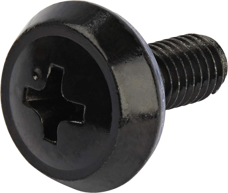 StarTechcom 50 Pack 1032 Server Rack Cage Nuts and Screws wWashers  Rack Mount Hardware Kit  NetworkIT Equipment Cabinet ClipCaptive Nuts  Bolts for Square Holes  Black  TAA CABSCREW1032 - Image 2