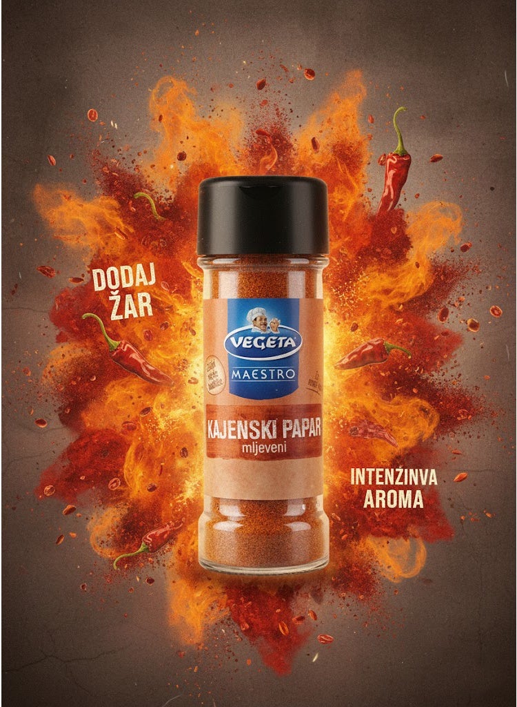 Vegeta فلفل كايين مطحون من فيجيتا ناتور 38 جرام - توابل طبيعية 100% (عبوة من 2) - Image 3