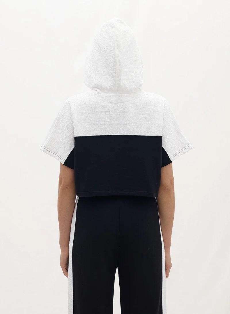 LES BENJAMINS SHORT SLEEVE HOODIE 006
