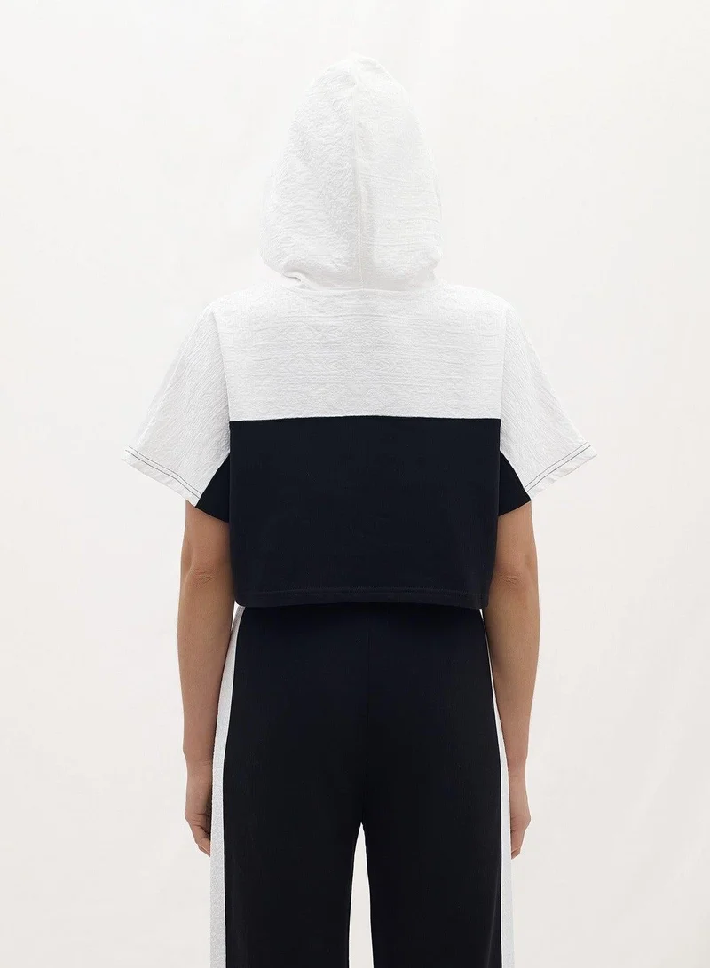 LES BENJAMINS  SHORT SLEEVE HOODIE 006 for Women | Best Price UAE