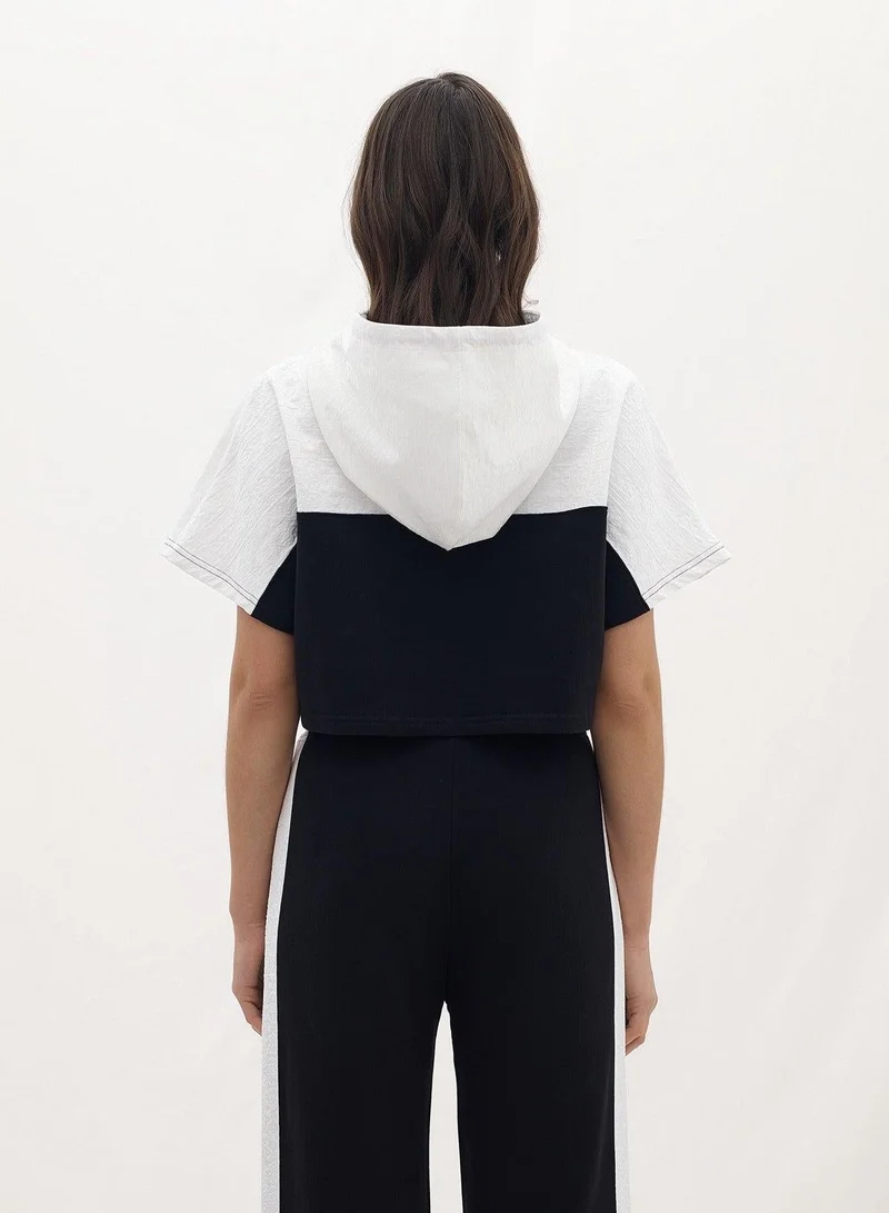 LES BENJAMINS  SHORT SLEEVE HOODIE 006 for Women | Best Price UAE