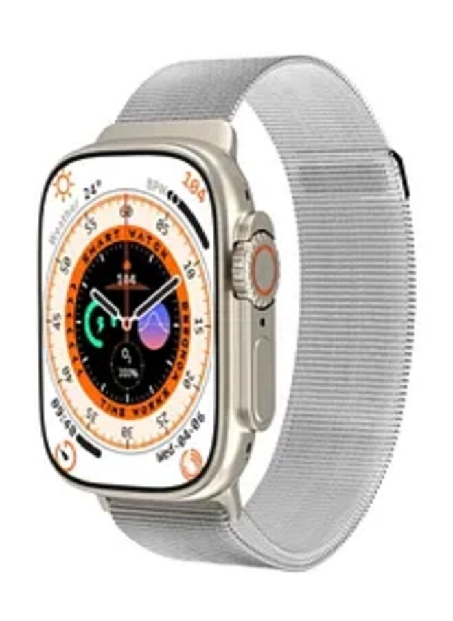 iOsuite - iOsuite Ultra Smart Watch Silver Stainless Steel Strap - UW14 - Image 1