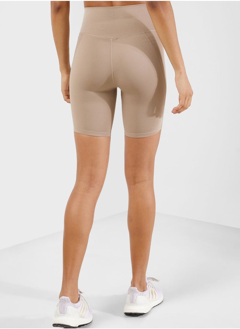 FRWD - V Waist Ribbed Short With Side Pocket - Image 1