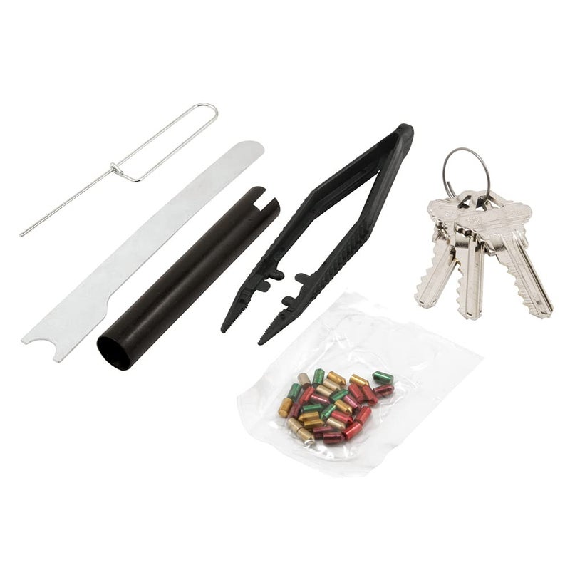 Prime-Line E 2402 Re-Keying Kit â€“ Re-Key a Lock Kit with Pre-Cut Keys for Rekeying all your Locks to One Key, For Schlage Brand Locks, Type â€œCâ€ 5-Pin Style Locks (1 Kit) - Image 1