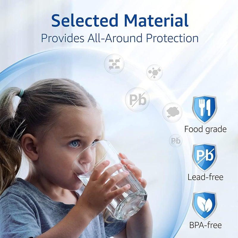 Waterspecialist فلتر مياه بديل Waterspecialist DA29-00020B لفلتر مياه سامسونج DA29-00020B, HAF-CIN/EXP, DA29-00020B-1, HDX FMS-2, RS25J500DSR, RF28HMEDBSR, RF263BEAESR, RF4287HARS, DA97-08006A-1, 2 فلاتر - Image 5