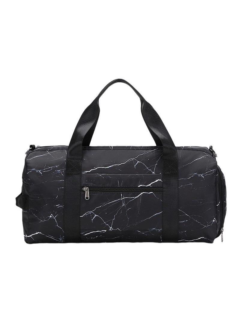 Generic Large Capacity Waterproof Graffiti Print Swimming Fitness Sports Bag Travel Bag  - Image 1