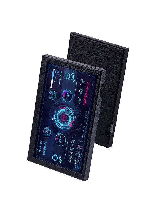 5 Inch IPS Type-C Secondary Screen Computers USB Dynamic Display Sub-Screen Player DIY Custom Information Electronic Album LCD Monitor Display