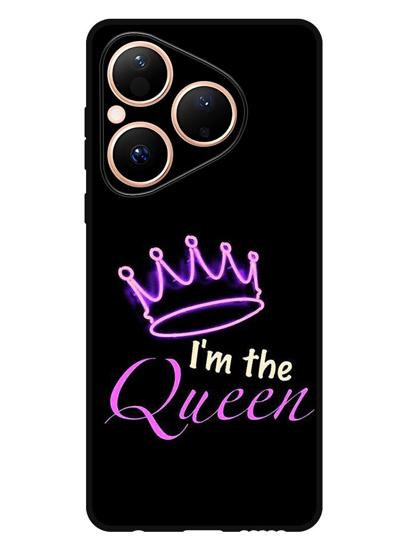 Theodor Case Compatible with Huawei Pura 80 6.6 Inch Protection Shockproof Bumper Cover I Am The Queen - Image 1