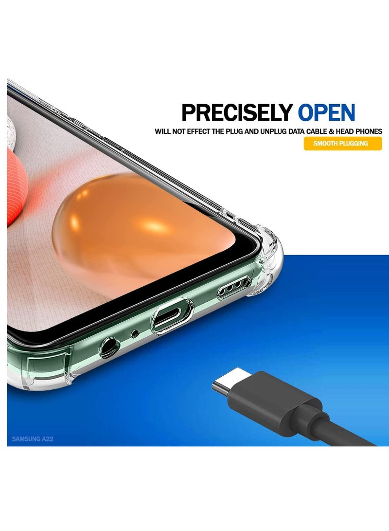 DUSALA Samsung Galaxy S23 Plus Clear Back Cover Case, Ultra Clear, Best Camera Protection Anti-Slip Grip | Slim & Protective Back Case -CLEAR - Image 2