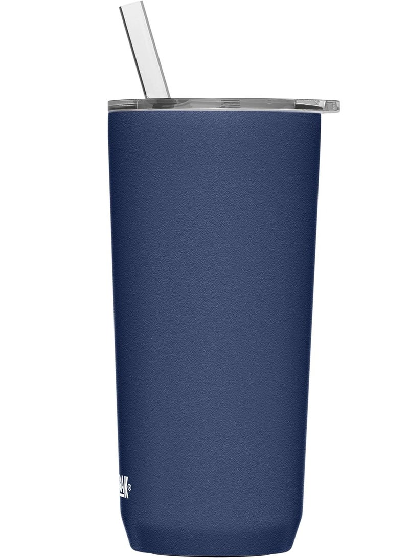 CAMELBAK CamelBak Horizon Straw Tumbler, Insulated Stainless Steel, 20oz, Navy - Image 2
