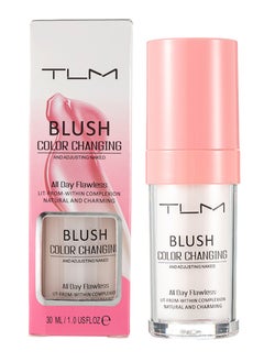 TLM TLM Colour Changing Foundation for Different Skin Tone，TLM Concealer Cover Cream，BB Cream Makeup Moisturizing Fluid ， All Day Flawless Color Changing Blush, Temperature Changing Liquid Blush  - Image 1