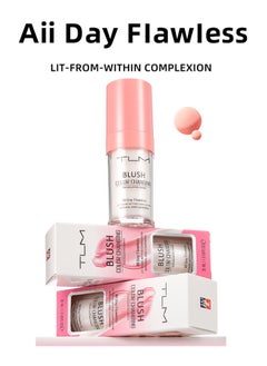 TLM TLM Colour Changing Foundation for Different Skin Tone，TLM Concealer Cover Cream，BB Cream Makeup Moisturizing Fluid ， All Day Flawless Color Changing Blush, Temperature Changing Liquid Blush  - Image 4