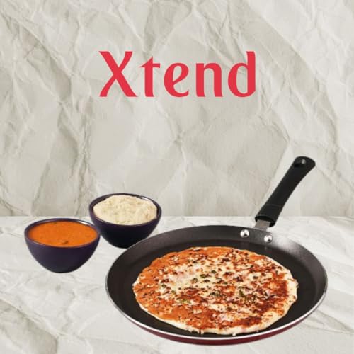 XTEND Nonstick Dosa Tawa | 275 mm | Gas Stove Compatible | Aluminium | 2.6 mm Thickness - Image 4