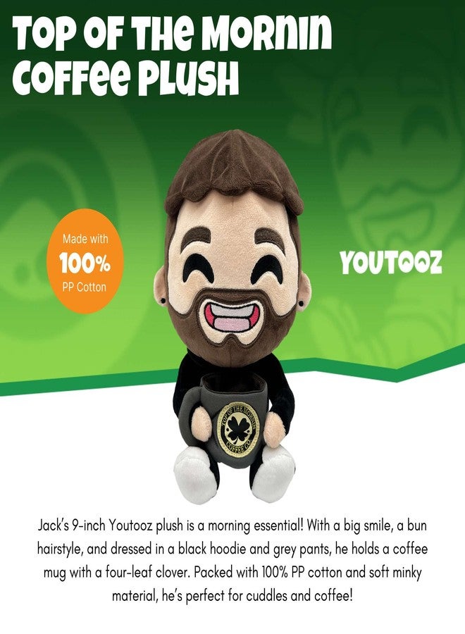 Youtooz Jacksepticeye Top of The Morning Coffee 9" Plush, Collectible Top of The Morning Coffee from Jacksepticeye Plush Collection - Image 4