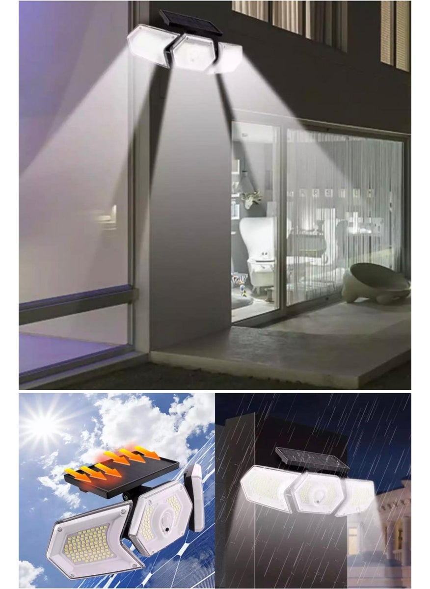 Technosmart 254 LED Solar Projector with Motion Sensor Solar Powered LED Garden Lamp Rechargeable  - Image 2