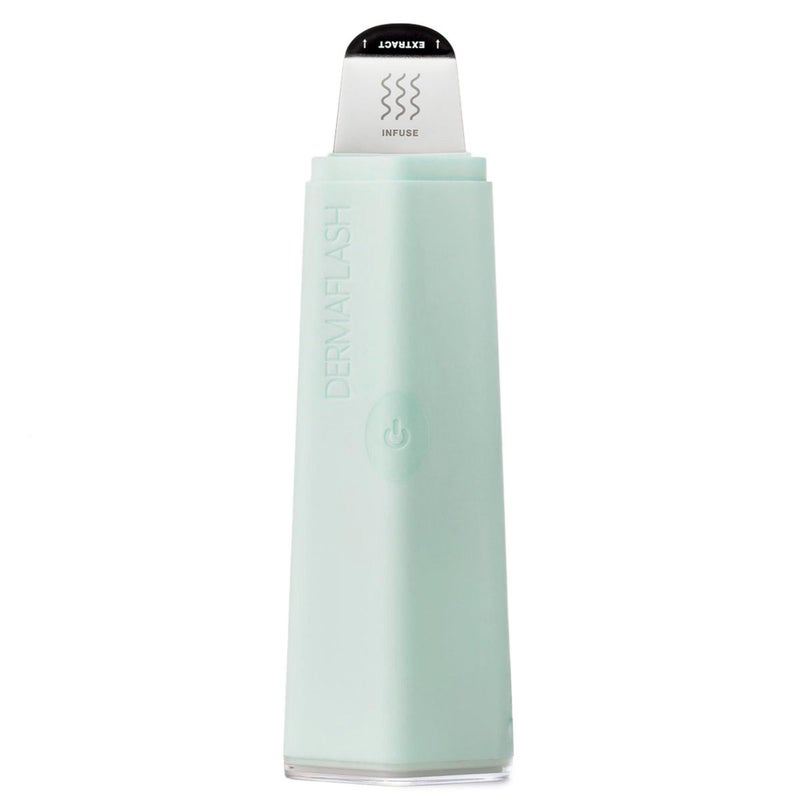 DERMAFLASH DERMAPORE+ Skin Care Device, Ultrasonic 2-in-1 Pore Extractor and Skincare Infuser, Seafoam - Image 3
