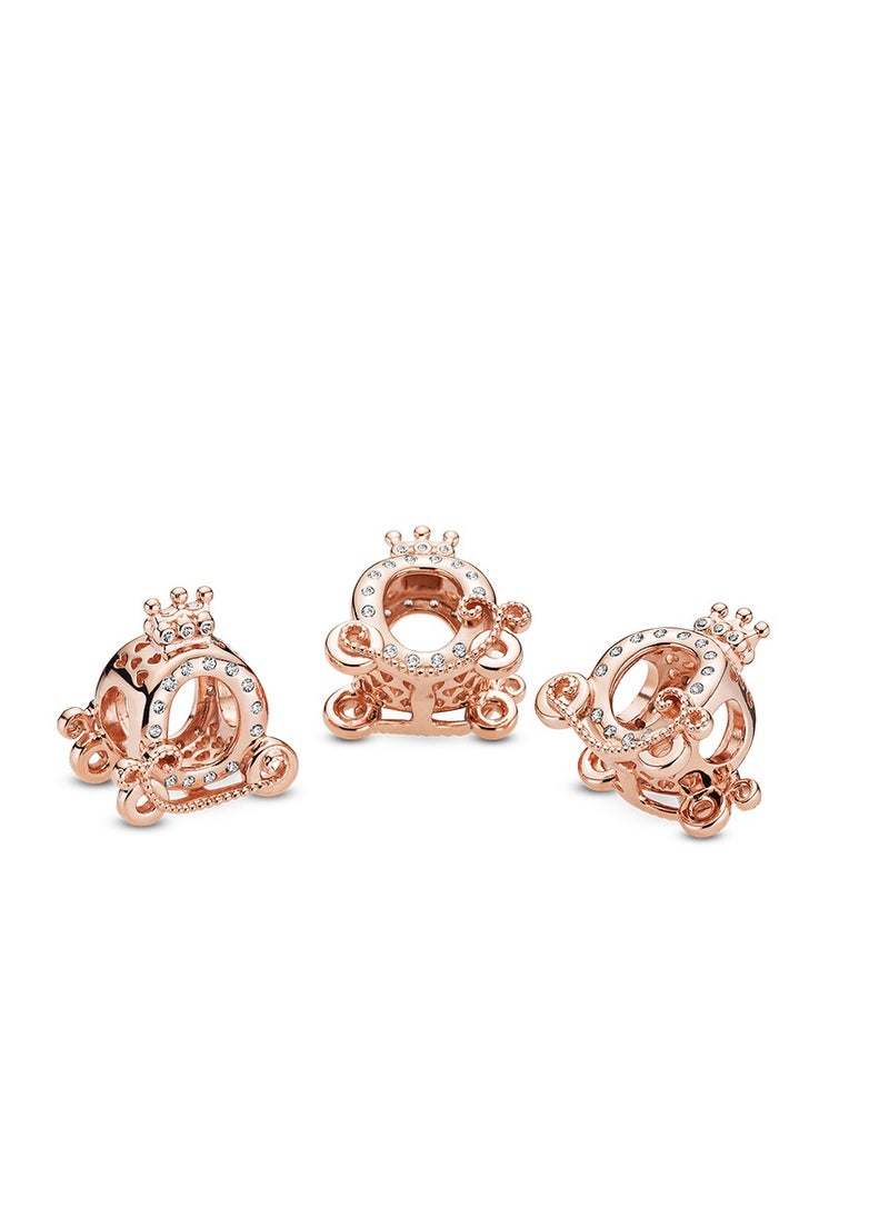 Pandora Sparkling Crown Carriage Necklace