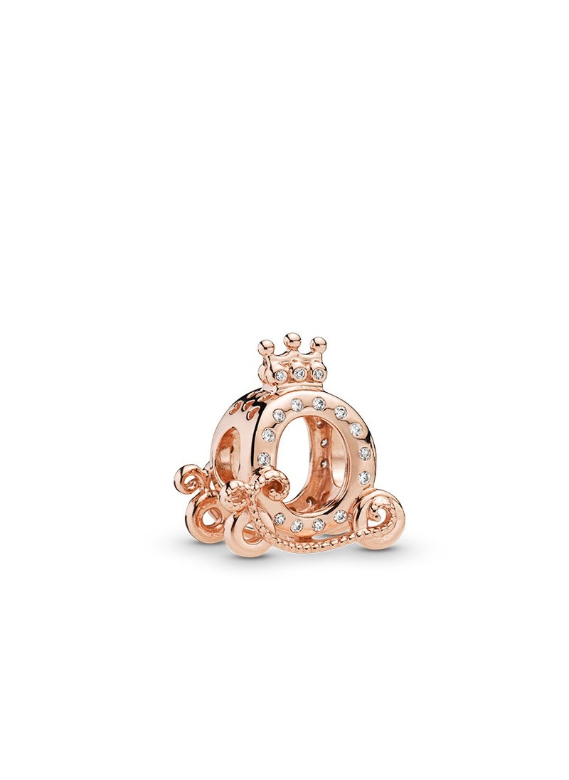Pandora Sparkling Crown Carriage Necklace