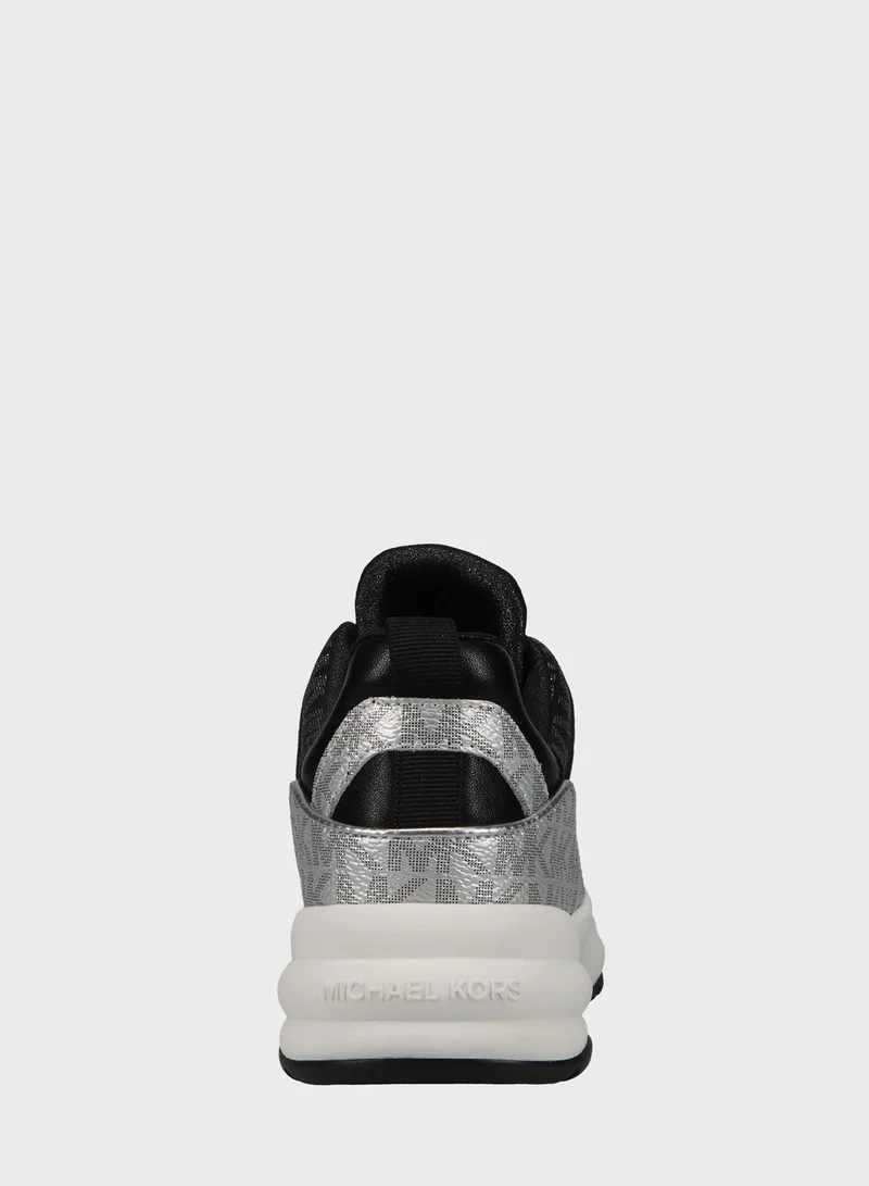 Michael Kors Youth Olympia Low Top Lace Up Sneakers