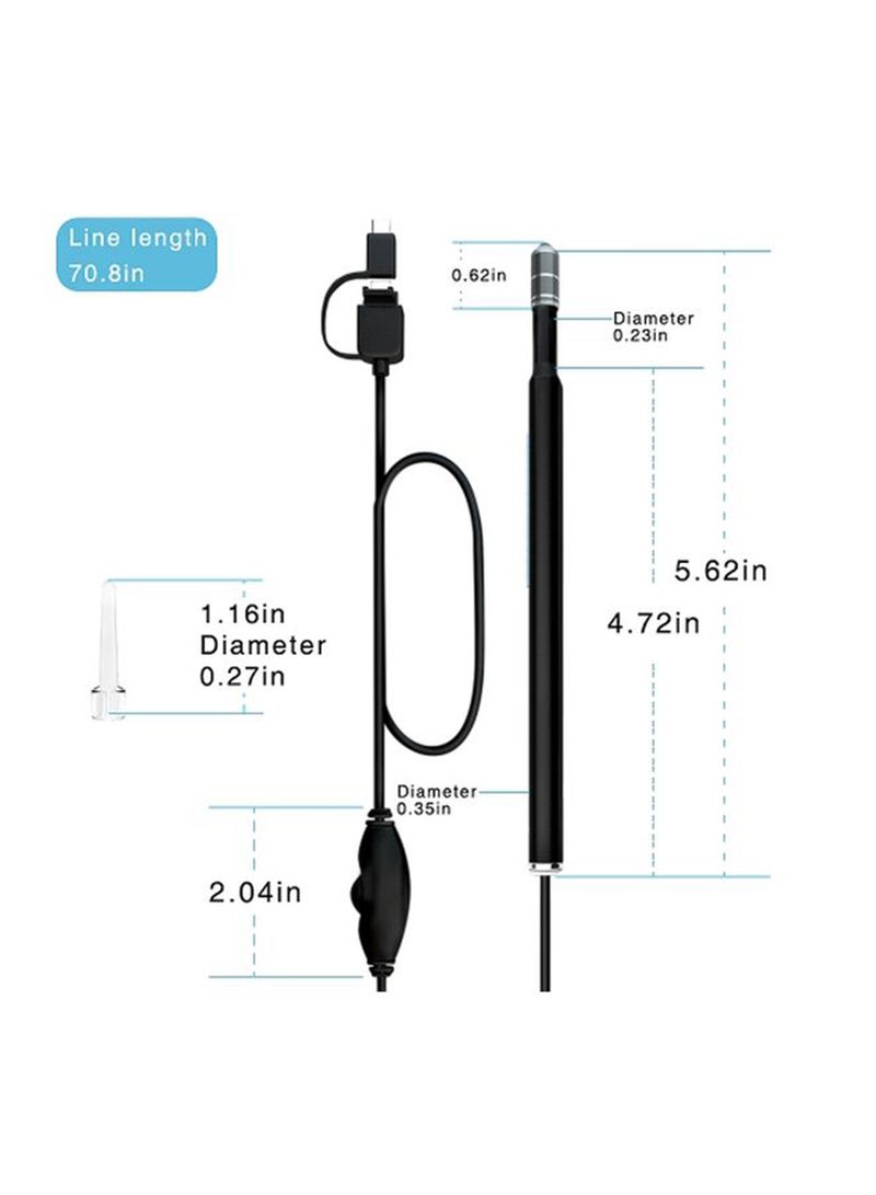Halamodo USB Earpick with Camera for 3-in-1 Ear Cleaning - Image 4