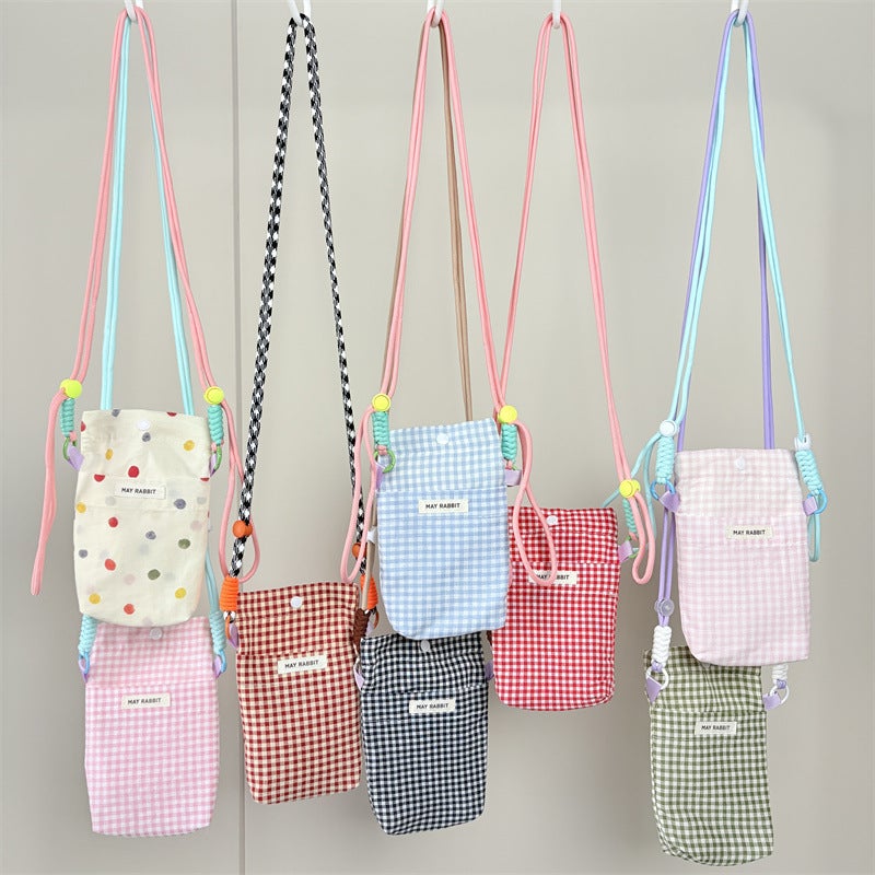 2025 Plaid Phone Crossbody Bag, Large Capacity, Casual Square Bag - Image 1
